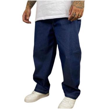 Imagem de Calça Jeans Masculina Balão Bag Clara Boca Larga Estilosa - Mitchelgut