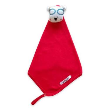 Imagem de Naninha Ursinho de Óculos - Mellane Baby, Vermelho