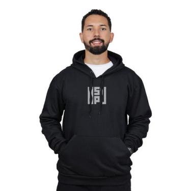 Imagem de Moletom Casaco Frio Masculino Capuz Inverno Academia Treino - USUP, Pr