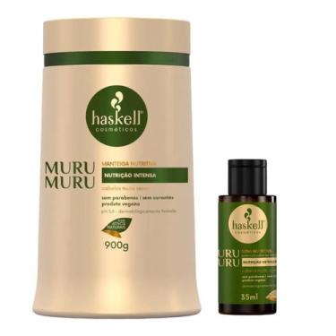 Imagem de Kit Murumuru 1 Máscara 900ml 1 Seiva 35ml Haskell