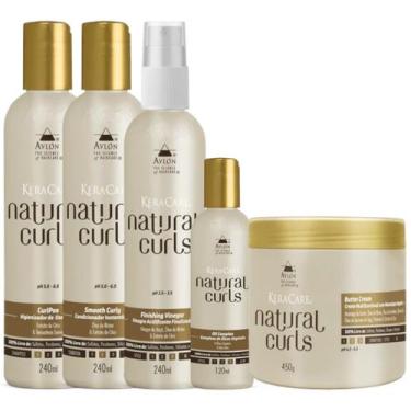 Imagem de Kit Natural Curls Completo 4 itens + Creme Butter Cream Keracare Avlon