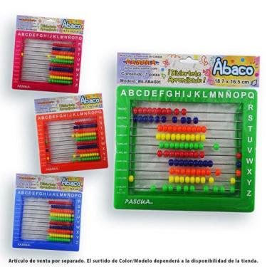 Imagem de Ábaco escolar colorido plástico - Bandeirantes