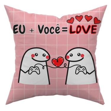 Imagem de Capa de Almofada Avulsa Flork Meme Humor c/ Frases 45cm x 45cm - DOURA