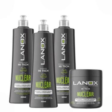 Imagem de Kit 04 Produtos Lanox Efeito Nuclear 100% Vegano - Trihair