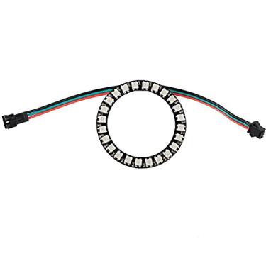 Imagem de Sparkleiot 24 RGB LED Ring 24 X WS2812 5050 Full Color com Drivers Integrados 24 Bits para Arduino Raspberry Pi ESP8266 Nodemcu DC5V