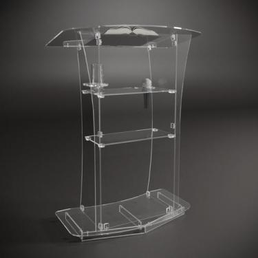 Imagem de Púlpito de Acrílico para Igreja - Modelo ML103 - Púlpitos Oratória