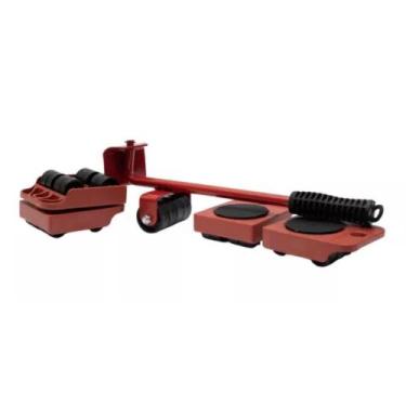Imagem de Kit 5 Movedor Rodinhas Para Mudança De Móveis Grandes 150kg - Império