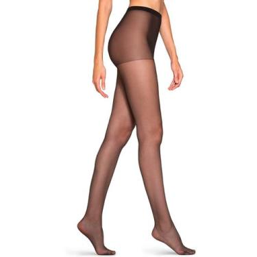 Imagem de Meia calça feminina lupo fio 15 news adherence fina, G, Preto