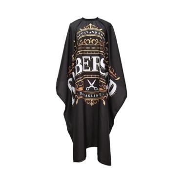 Imagem de harayaa Capa de barbeiro, de cabeleireiro, capa de corte de cabelo, capa de barbeiro para coloração permanente de cabelo