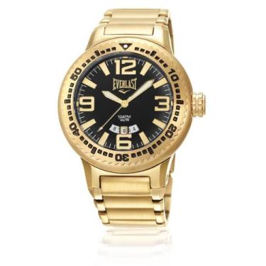 Imagem de Relógio Pulso Everlast Analógico E587 Masculino, Preto, Único