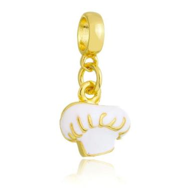 Imagem de Berloques Cozinha Gastronomia Confeitaria Banhado a Ouro 18k - WORK SE