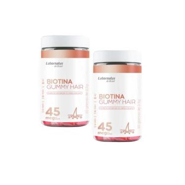 Imagem de Gummy Hair Biotina 60 Gomas - Manutenção do Cabelo e Pele 2 Unidades -