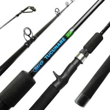 Imagem de Vara Para Carretilha Tucunare CP-09 1,55mts 8-25lbs Preta 1 Parte - MI