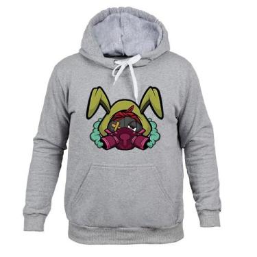 Imagem de Moletom 100% Algodão Flanelado Toxico - Surprass, Cinza, GG