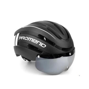 Imagem de Capacete de Ciclismo Bike Patinete Pisca Led C/ Óculos - A.R Variedade