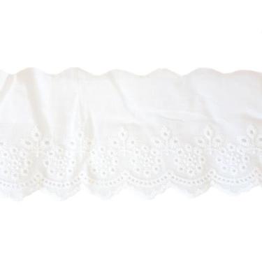 Imagem de Bordado Inglês Artepunto Ba022 C/7,0cm Algodão 001 Branco