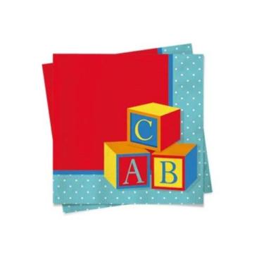 Imagem de Guardanapo de Papel 25cm Festa Fábrica de Brinquedos - 20 unidades - C