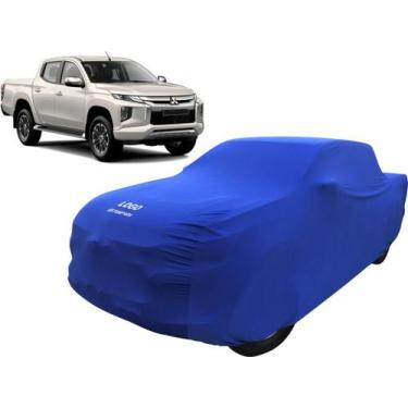 Imagem de Capa Protetora De Tecido Carro Mitsubishi L200 Sport - Mz, Azul