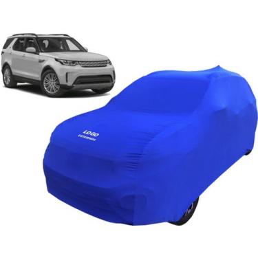 Imagem de Capa Tecido Sob Medida Para Carro Land Rover Novo Discovery - Mz, Azul
