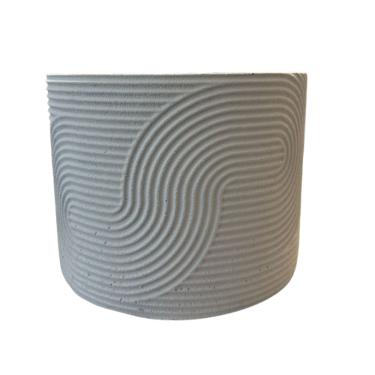 Imagem de Vaso Em Cimento Texturizado 19 X 24 Cm