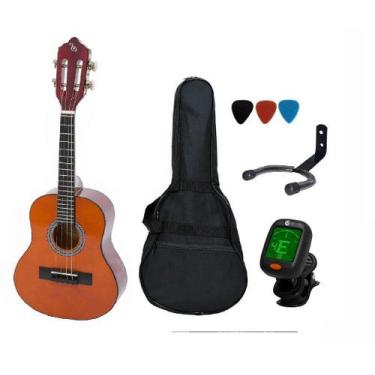 Imagem de Kit Cavaco Acustico Giannini CS14 Natural  Acessórios