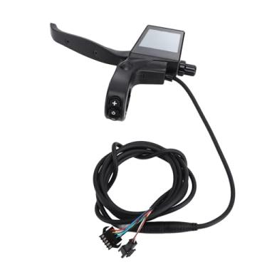 Imagem de Kit Controlador de Bicicleta Elétrica, Material de Liga de Alumínio, Design Ranhurado, Display de Alça, à Prova D'água para Scooters Elétricos