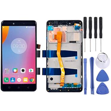 Imagem de Substituição da tela móvel Tela LCD OEM para 5,5 polegadas Lenovo K6 Nota K53A48 Digitalizador Conjunto completo com quadro Ecrã LCD