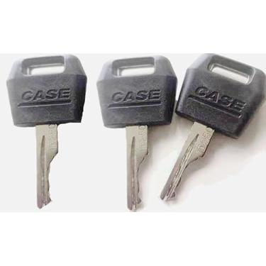 Imagem de 3 chaves de ignição pretas de substituição para retroescavadeira de trator IH D250 para caixa/escavadeira colheitadeira internacional, interruptores, interruptores e relés, interruptores