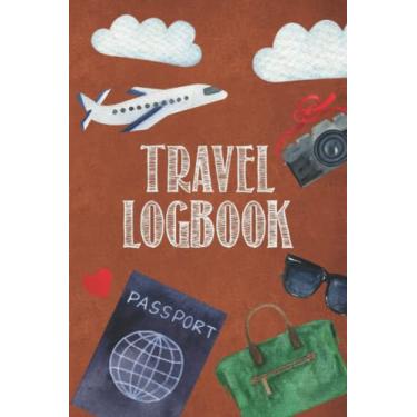 Imagem de Travel Logbook: Travel Log Book and Journal for Recording and Keeping Memories | Travel Journal Keep Sake and Memory Keeper - Travel Essentials Cover Design