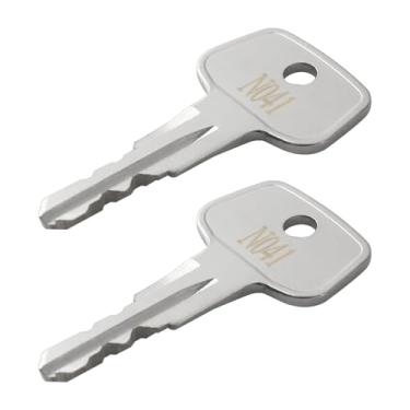 Imagem de VIDABTE Chave de substituição para rack de carro Thule N041, chave de substituição de rack de teto Thule, chaves de substituição para esqui Thule, teto, caixa de carga, suportes de transporte e barras