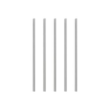 Imagem de Puxador De Guarda Roupa Gaveta Retro Armarios Slim 448mm Conjunto de 5 (Cromado Fosco)