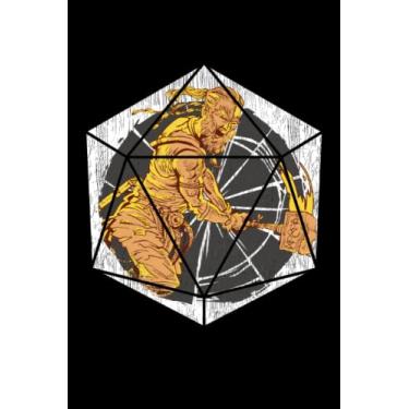 Imagem de Norseman Viking D20 - Notebook about Nordic Mythology: DIN A5 (6x9) notebook for roleplaying enthusiasts and pen and paper RPG fans with 120 lined pages and days of the week for the diary function