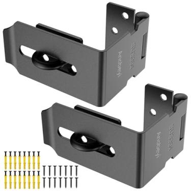 Imagem de Anobeyi Trava de ferrolho de porta, cadeado de 90 graus, trava de armário de arquivo de segurança de aço inoxidável 304 para cadeado, trava de ferrolho de ângulo reto para galpão, caixa, armário,