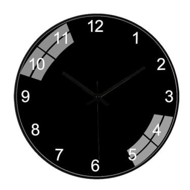 Imagem de Vários tipos de relógios de parede, relógio de parede moderno para sala de estar, relógio de quartzo escandinavo silencioso, sem necessidade de fazer furos e decoração de parede