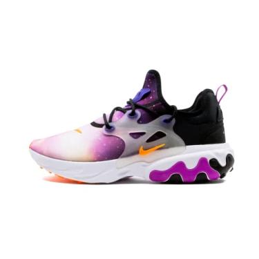 Imagem de Nike React Presto Premium Tênis de corrida masculino casual Cn7664-100 tamanho, Preto/roxo roxo roxo de corte laranja, 13