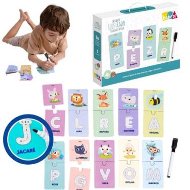 Imagem de Brinquedo Infantil Educativo Aprender Escrever Alfabeto Presente Crian