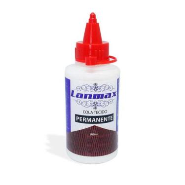Imagem de Kit 5 Colas para Tecido Permanente Artesanato Patchwork Lanmax 100ml