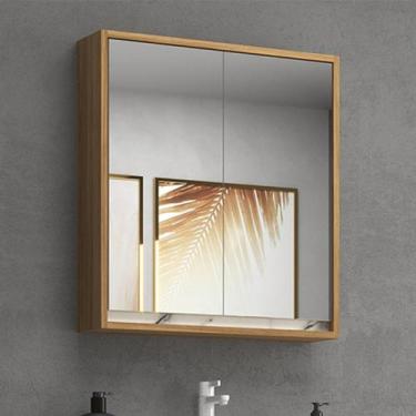 Imagem de Armário de Banheiro 60cm 02 Portas com Espelho Ref 651 - Cewal