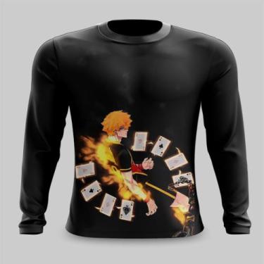 Imagem de Camiseta Manga Longa 38 Rensuke kunigami blue Lock - Fabriqueta, XG