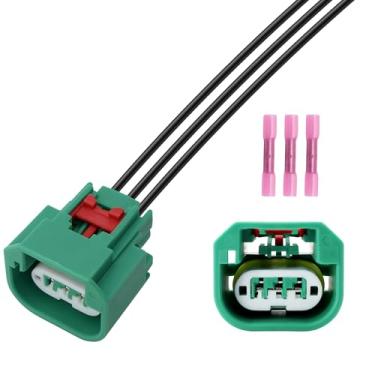 Imagem de HiSport Chicote de fiação do conector de farol compatível com Dodge Chrysler Jeep farol DRL luz de estacionamento H13 9008 substitui 68064997AA