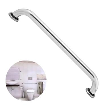 Imagem de Barra de Apoio Para Banheiro 80cm Alça de Suporte Para Idosos e Deficientes Auxilio para Dificuldade Motora