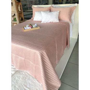 Imagem de Cobre leito sidney queen 3pçs toque acetinado lançamento - ROZAC, rose