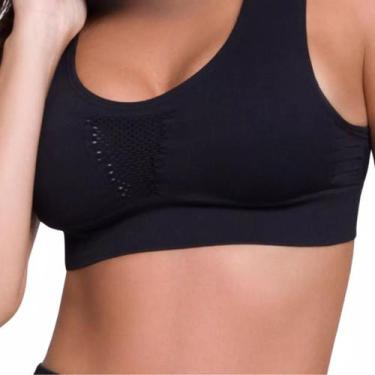 Imagem de Top Nadador Sem Costura Poliamida Academia Fitness Selene - LuckBaby S