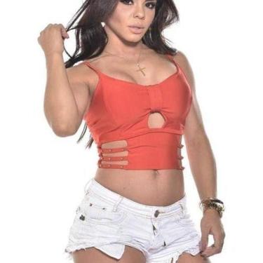 Imagem de Kit 20 Cropped Suplex Com Bojo Cores e Modelos Variados - TLT, Feminin