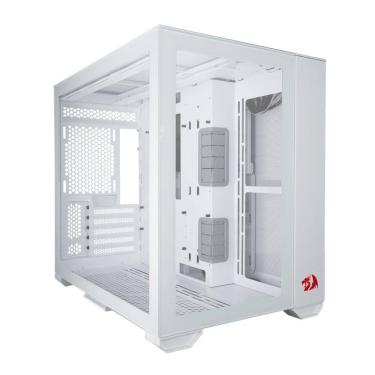 Imagem de Gabinete Gamer Lian Li x Redragon O11DYNAMIC Mini Vidro Temperado Mini Tower Branco - 011DMINI-RD-W