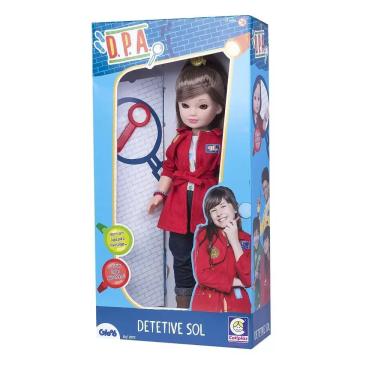 Imagem de Boneca Detetives do Prédio Azul Sol  44cm - Cotiplás