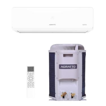 Imagem de Ar Condicionado Split Agratto Hi Wall Fit Top Inverter 12.000 Btu/h Frio Monofasico Branco FICST12F-02 - 220V

