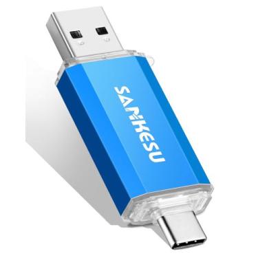 Imagem de Unidade flash USB C SANKESU 256GB Dual OTG para Android