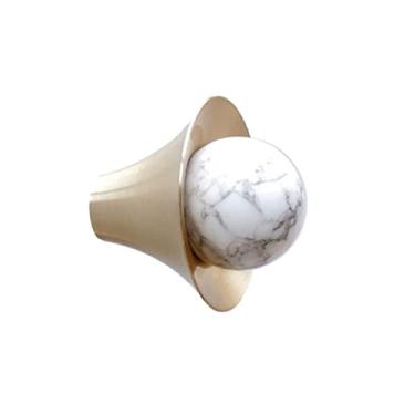 Imagem de Puxador de armário de gaveta de cozinha de latão puxadores de cristal rosa puxadores de armário de hardware 1 peça fangdanwang (cor: C-2336-baisong-S)