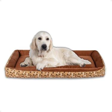 Imagem de Cama Para Cachorro Grande Cama Pet Xg Gigante Impermeável (Pata Marrom)